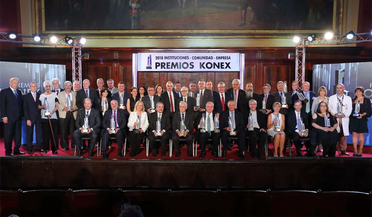 Acto Culminatorio de los Premios Konex 2018: Instituciones - Comunidad - Empresa. 