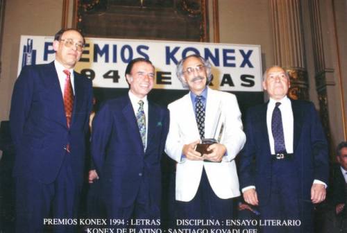 KONEX DE PLATINO - ENSAYO LITERARIO - SANTIAGO KOVADLOFF 