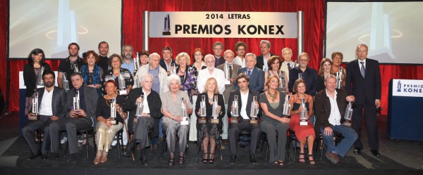 El Konex de Brillante y los Konex de Platino sobre el escenario