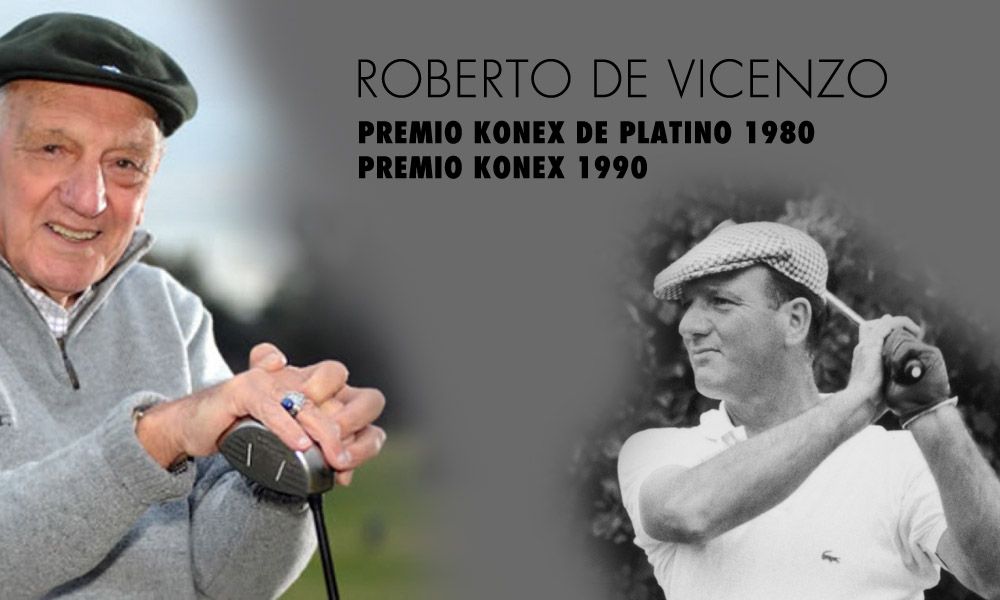Adiós al legendario golfista Roberto De Vicenzo