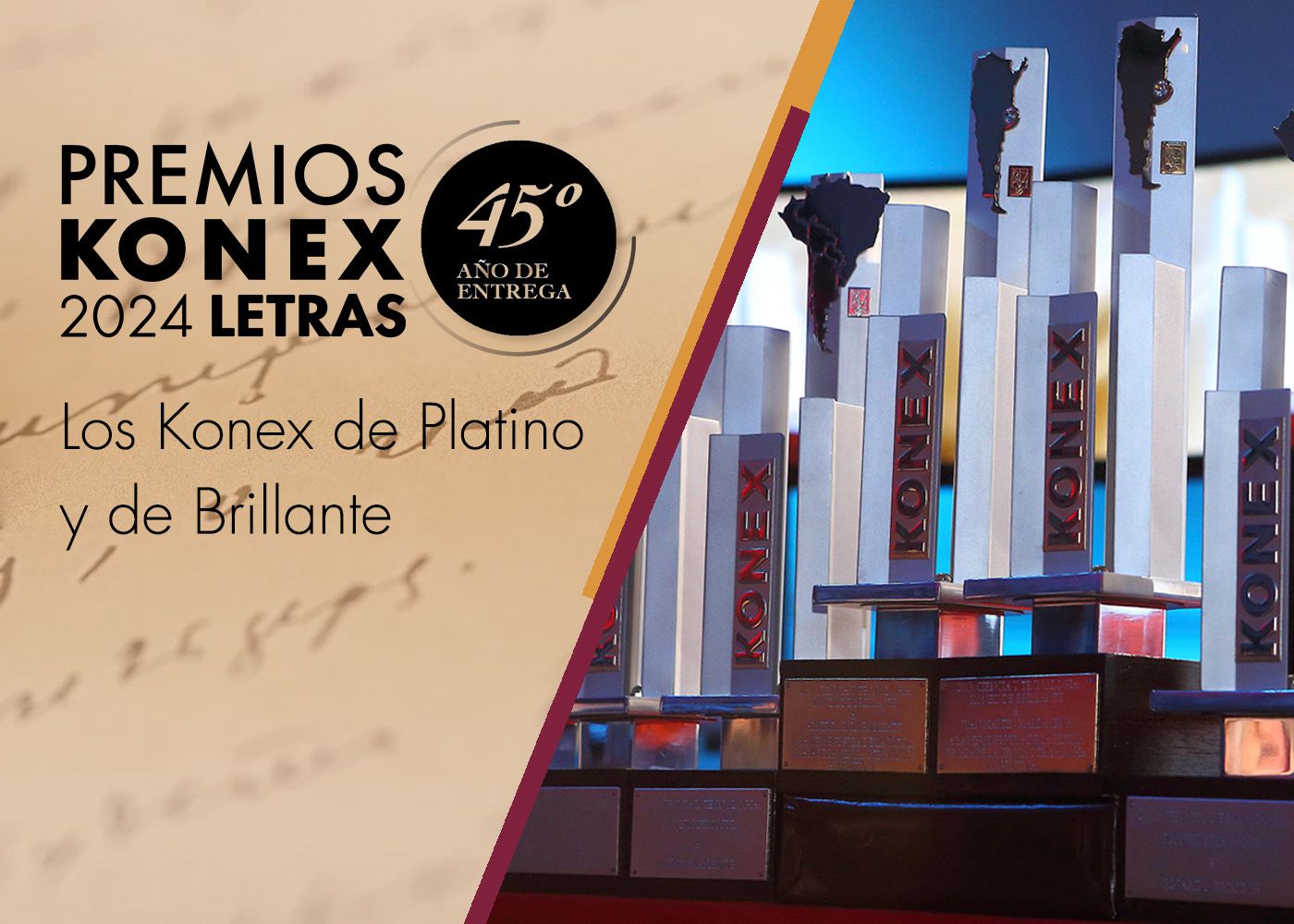 Se entregan los Konex de Platino y Konex de Brillante a lo mejor de las Letras Argentinas.