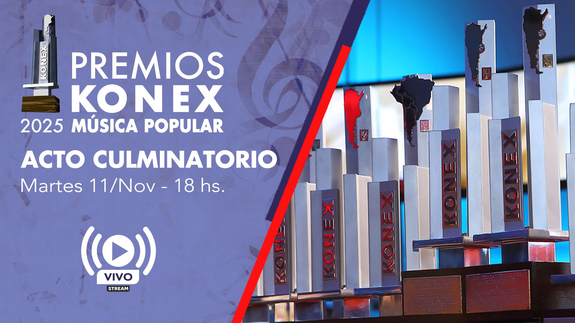 Transmisión en vivo: Premios Konex 2025
